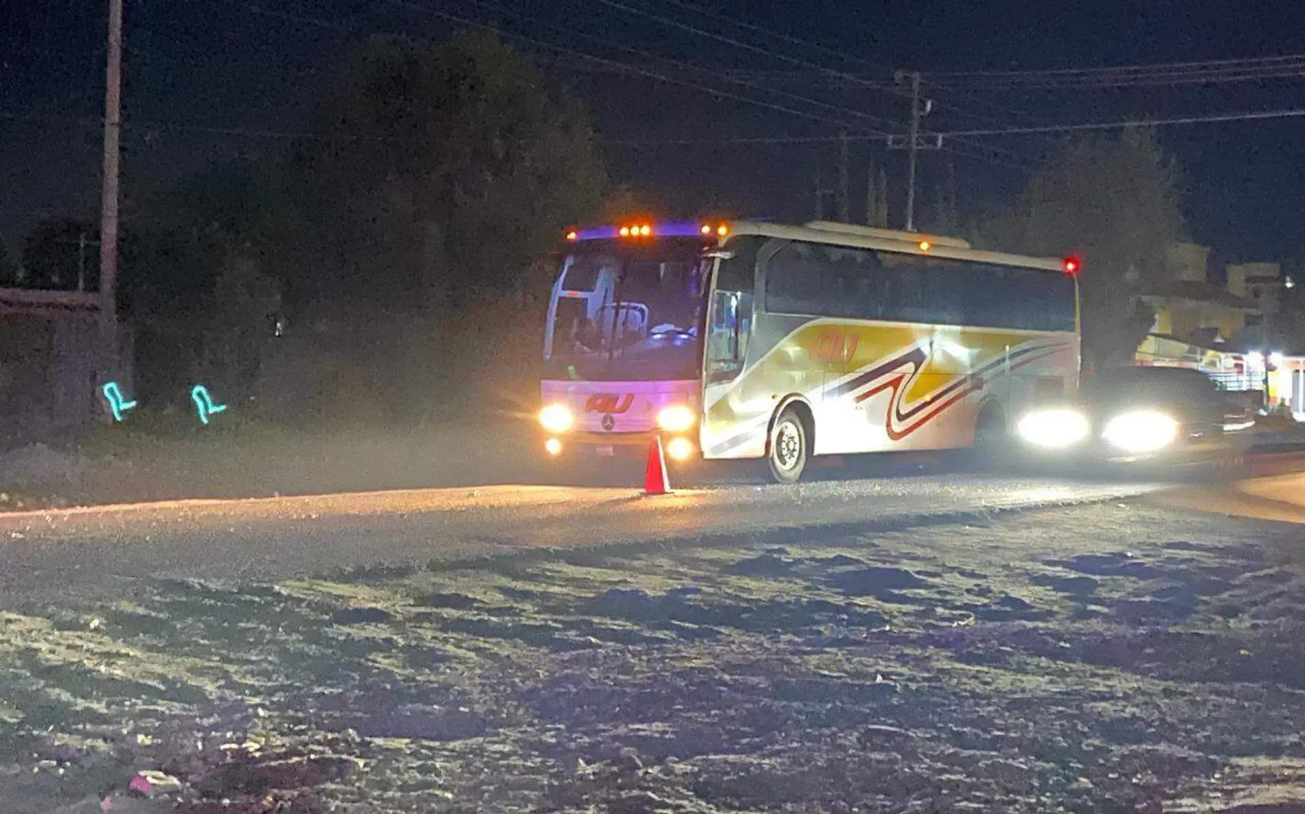 choque de autobus Au en Tehuacan